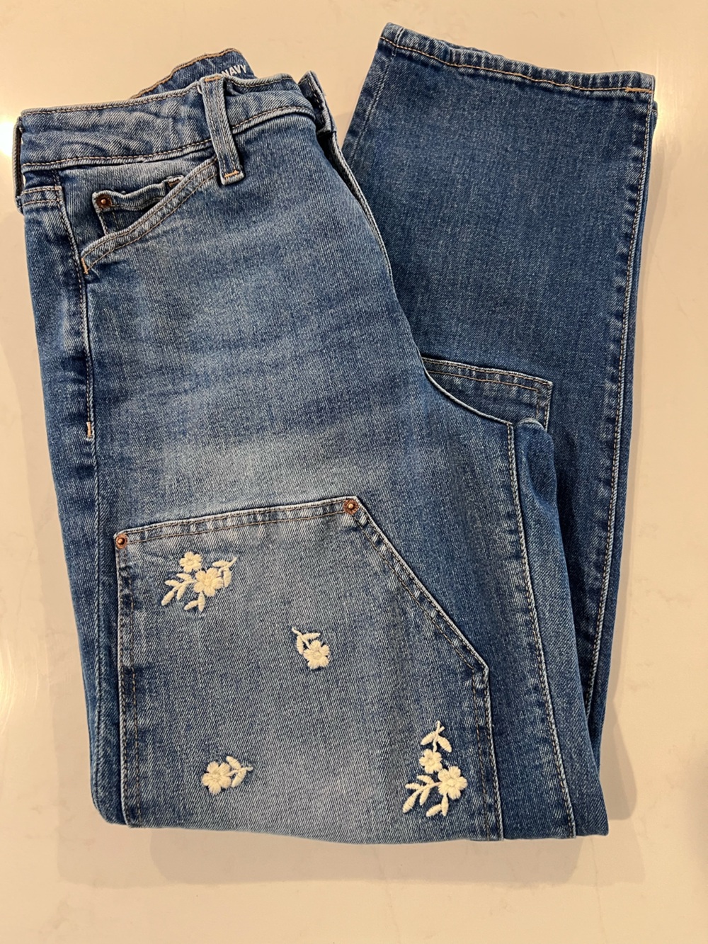 Old Navy Blue High-Rise O.G. Loose Jeans